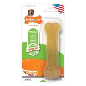 Nylabone Flex Moderate Chew Dog Toy Chicken, 1ea/Medium/Wolf 1 ct