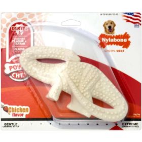 Nylabone Dental Dinosaur Power Chew Durable Dog Toy Chicken, 1ea/Large/Giant 1 ct