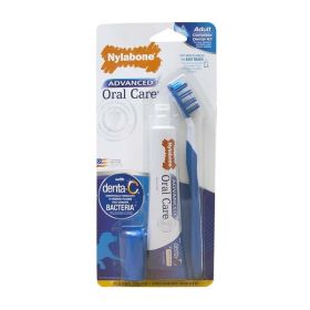 Nylabone Advanced Oral Care Dog Dental Kit Adult Dog, Original, 1ea/3 ct