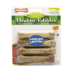 Nylabone Healthy Edibles AllNatural Long Lasting Roast Beef Flavor Chew Treats 8 Count, Roast Beef, 1ea/XS/Petite