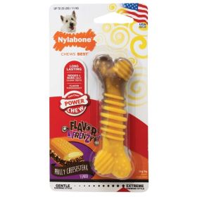 Nylabone Flavor Frenzy Power Chew Dog Toy Philly Cheesesteak, 1ea/SMall/Regular 1 ct