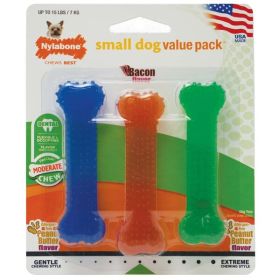 Nylabone FlexiChew Dog Dental Pack Flexi  Dental, Variety, 1ea/XS/Petite 3 ct