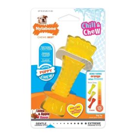 Nylabone Puppy Chew Freezer Dog Toy Puppy, Lamb  Apple, 1ea/SMall/Regular 1 ct