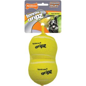 Nylabone Power Play Dog Tennis Ball Gripz Tennis, 1ea/Large 2 ct