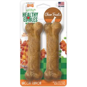 Nylabone Healthy Edibles Farm Friends Grain Free Dog Treats Beef, Chicken, Bacon,  Lamb, 1ea/Large/Giant 2 ct