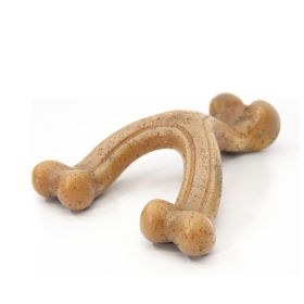 Nylabone Gourmet Style Strong Chew Wishbone Dog Toy Wishbone, Chicken, 1ea/SMall/Regular 1 ct