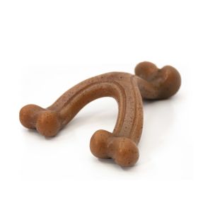 Nylabone Gourmet Style Strong Chew Wishbone Dog Toy Wishbone, Bacon, 1ea/SMall/Regular 1 ct