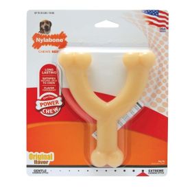 Nylabone Wishbone Power Chew Dog Toy Adult Dog Original, Original, 1ea/Medium/Wolf 1 ct