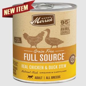 Merrick Dog Full Source Grain Free Chicken 12.7 Oz.(Case Of 12)