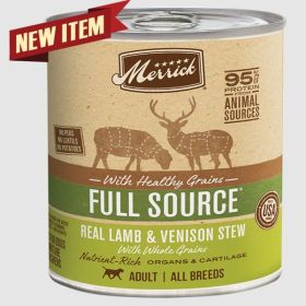 Merrick Dog Full Source Lamb and Venison 12.7 Oz (Case Of 12)