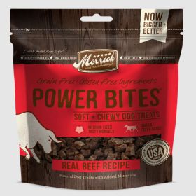 Merrick Dog Power Bites Big Beef 14 Oz