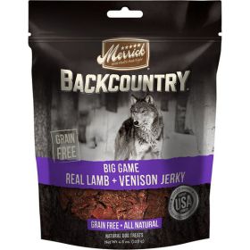 MERRICK DOG BACKCOUNTRY LAMB JERKY 4.5OZ