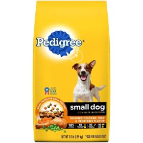 Pedigree Roasted Chicken, Rice & Vegetable Small Dog Dry Food 3.5 lb