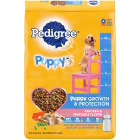 Pedigree Puppy Growth  Protection Dry Dog Food Chicken  Vegetable 14 lbs.