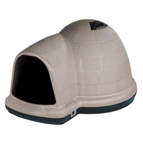 Petmate Indigo Dog House Taupe, Black Medium