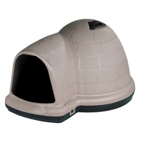 Petmate Indigo Dog House Taupe, Black Extra-Large