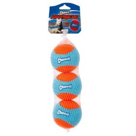 Chuckit! Amphibious Balls Dog Toy Blue, Orange 3 Pack Medium