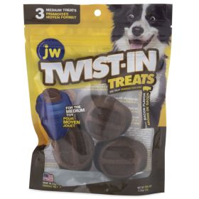 JW Pet Twist-In Treat Refill Bacon Flavor Medium, 3pk