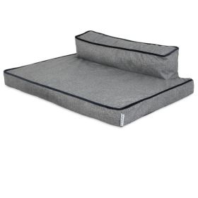 LA Z BOY Beau Indoor/Outdoor Dog Bolster Grey 1ea/36 in X 27 in