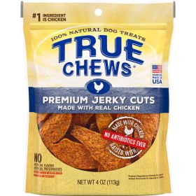 True Chews Jerky Cuts Dog 4Oz  Chicken