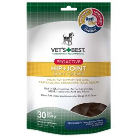 Vet's Best Proactive Hip + Joint Soft Chews 30 Chews 4.2 oz