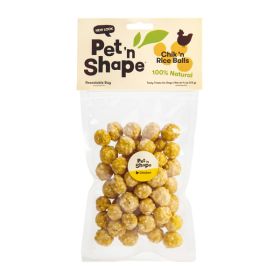 Pet 'N Shape Chik 'n Rice Balls Dog Treats 4 oz