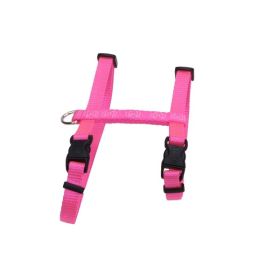 Coastal Figure H Adjustable Nylon Cat Harness Neon Pink 3/8 in x 10-18 in