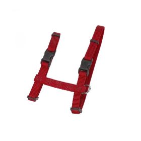 Coastal Figure H Adjustable Nylon Cat Harness Red 3/8 in x 10-18 in