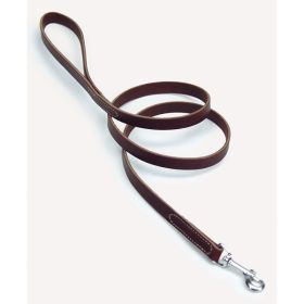 Circle T Latigo Leather Dog Leash Brown 3/4 in x 6 ft