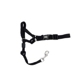 Walk 'n Train Dog Head Halter Black Medium